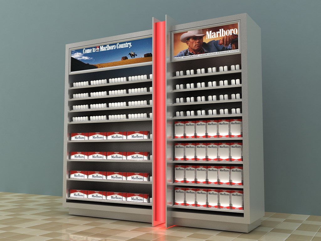 Cigarette POS displays and racks